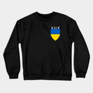 9.11 Ukraine Flag I Stand With Ukraine Ukrainian Flag Crewneck Sweatshirt